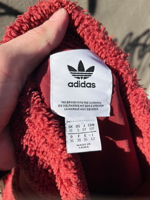 Warm Oversized Adidas Sherpa Pullover, Size S