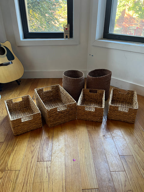 Collection of 6 Baskets