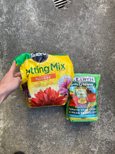 Potting Mix & Fertilizer