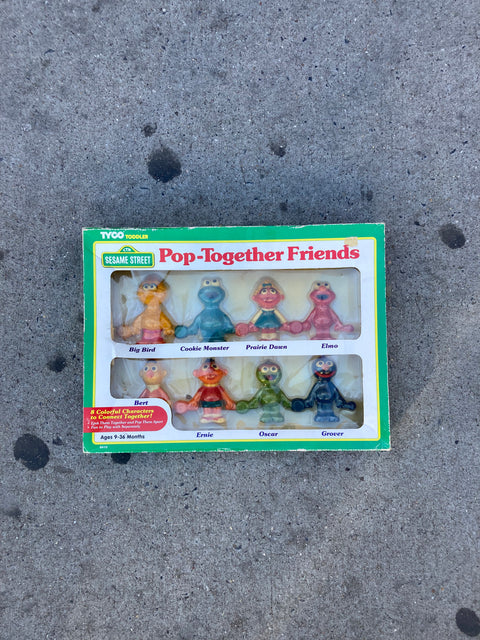 Vintage Sesame Street Figure Set