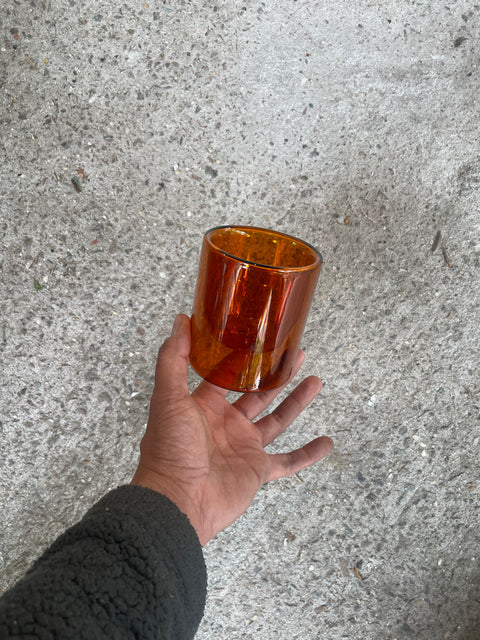 Amber Double Wall Glass by Yield