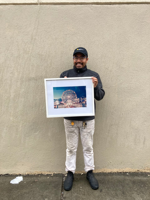 Framed Wonder Wheel Picture