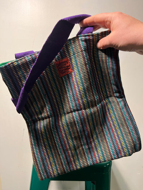 Colorful Handwoven Nepal Tote Bag