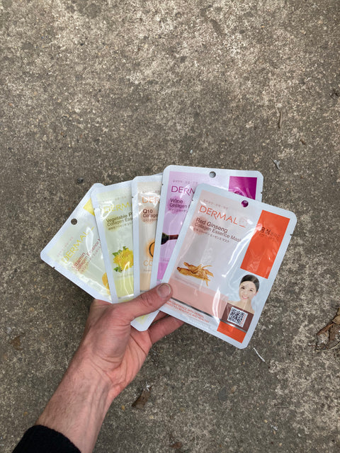 Dermal Korea Essence Face Masks