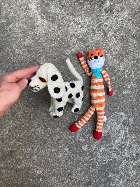 Two Handmade Crocheted Toys