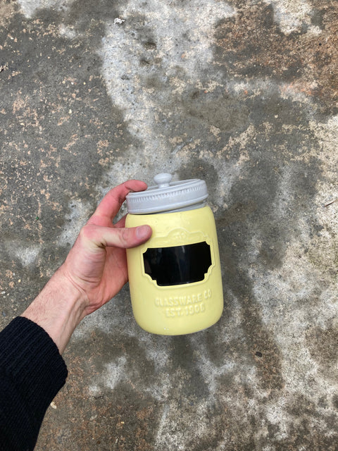 Ceramic Mason Jar