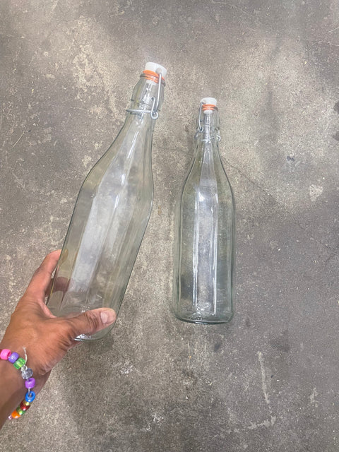 2 Large Resealable Water Bottles