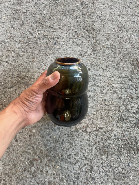 Beautiful Bulbous Handmade Pot