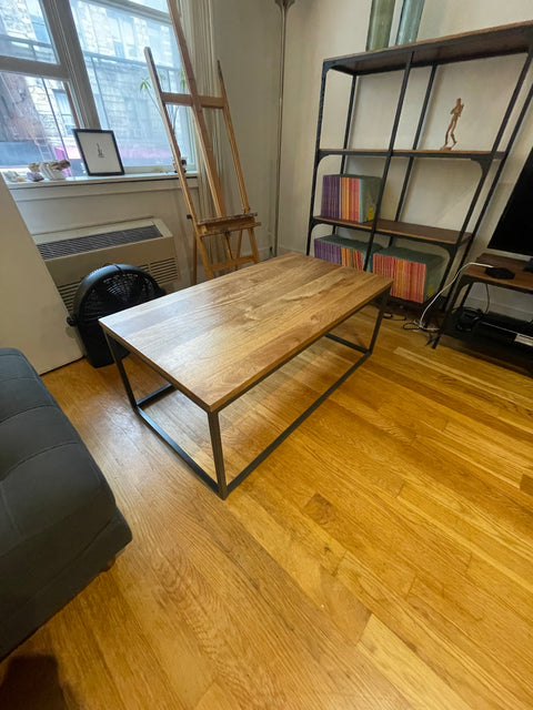 Wooden Coffee Table, 44"x24"x18"