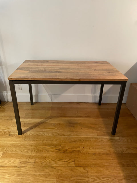 West Elm Box Frame Dining Table, 48"x30"x30"