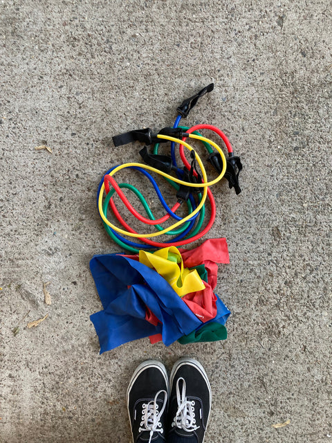 Large Set of Resistance Bands