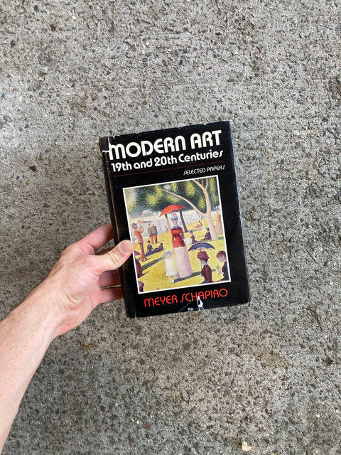 Modern Art Book by Meyer Schapiro