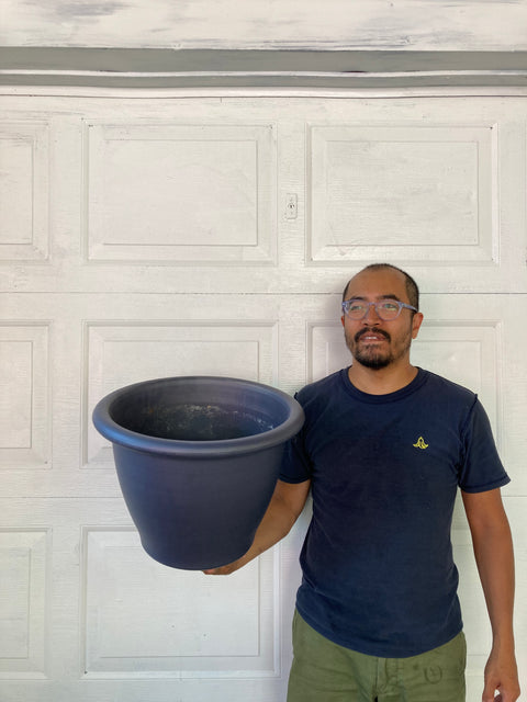 Large 15" Wide Plastic Planter