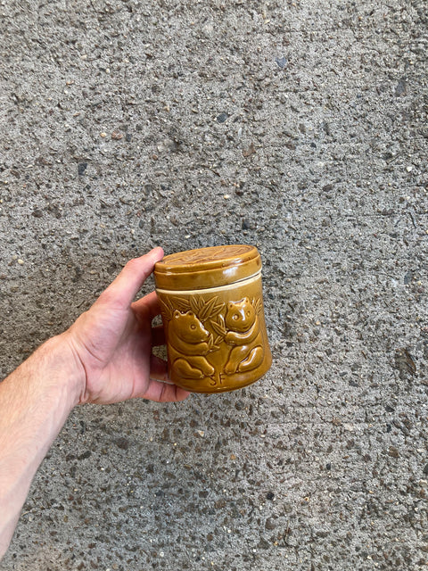 Cute Panda Ceramic Kitchen Container