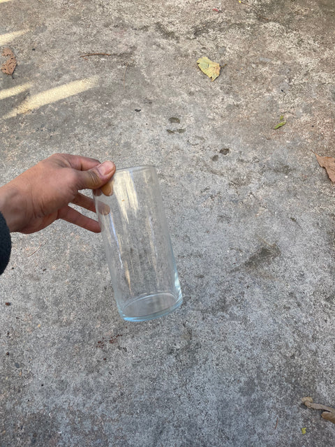 Minimalist Cylinder Glass Vase