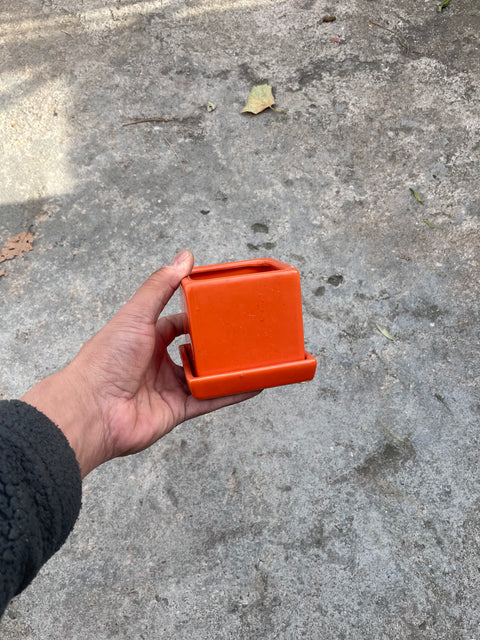 Lil' Cubic Vase with Drainage