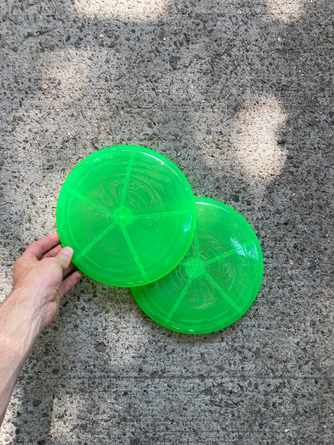 Two Frisbees