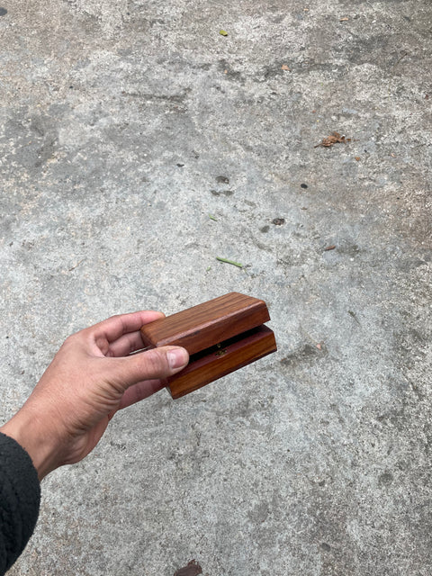 Pretty Cherry Colored Wood Box