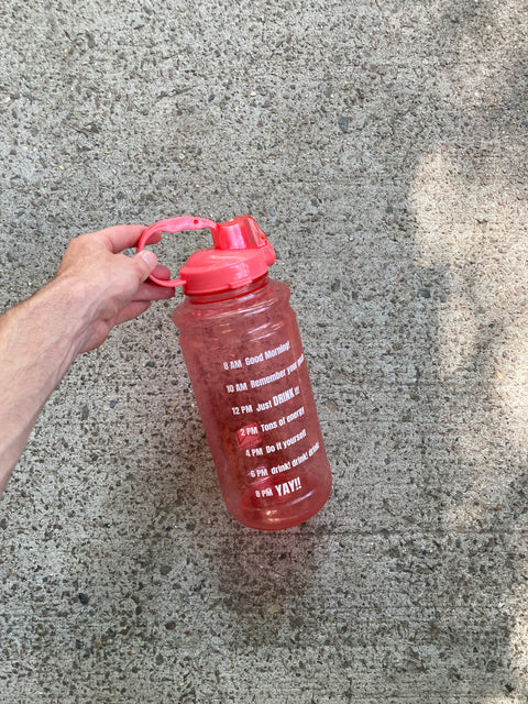 Large Motivational Water Bottle