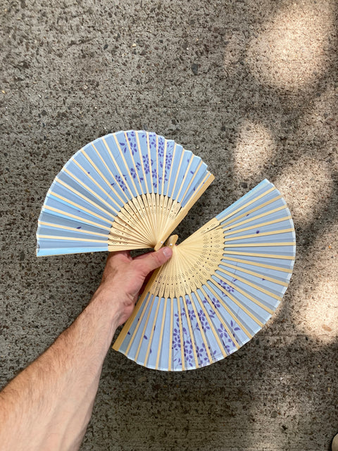 Folding Floral Fans Duo