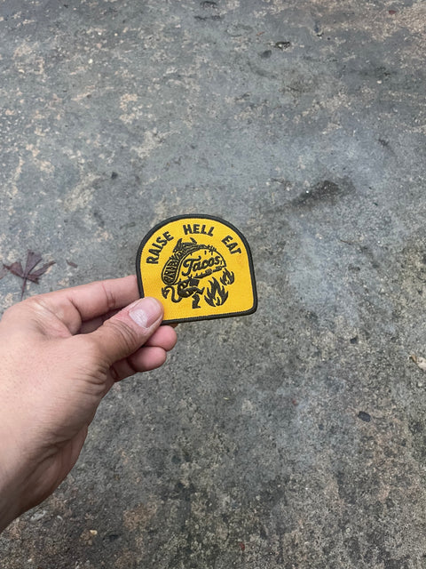 Raise Hell Eat Tacos Patch