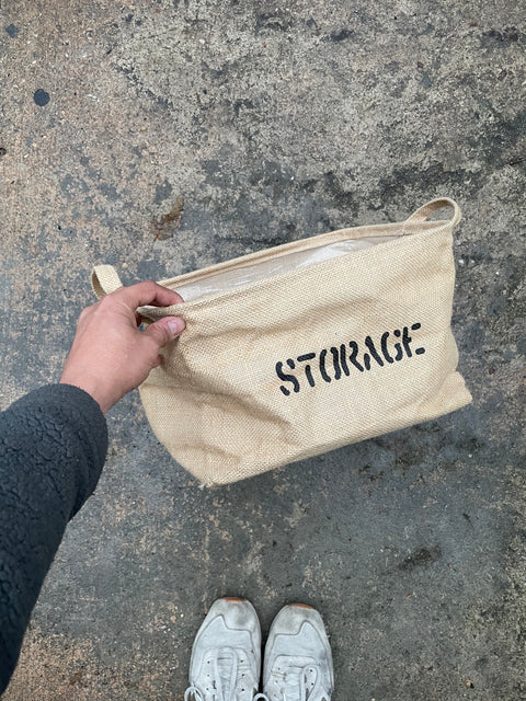 Burlap Storage Bag