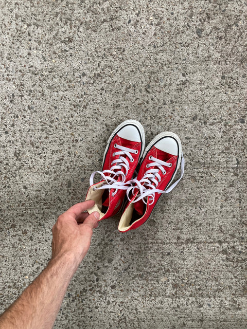 Red Chuck Taylor All Star Converse, US 6W or 36.5 EU