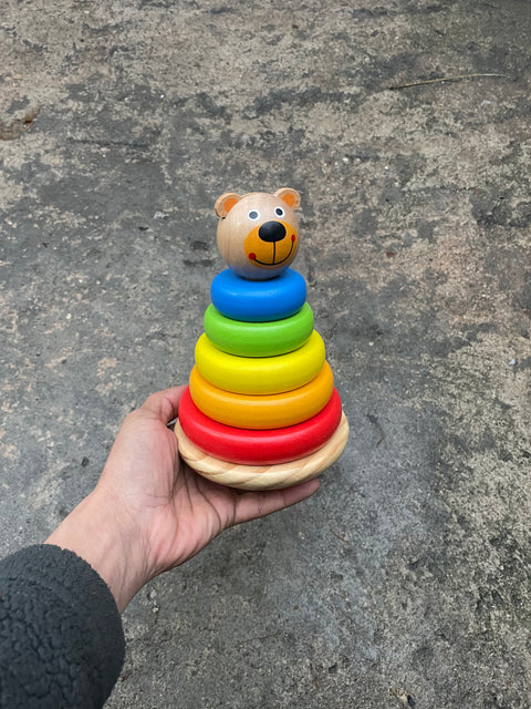 A Tower of Hanoi but with a Bear Head on Top