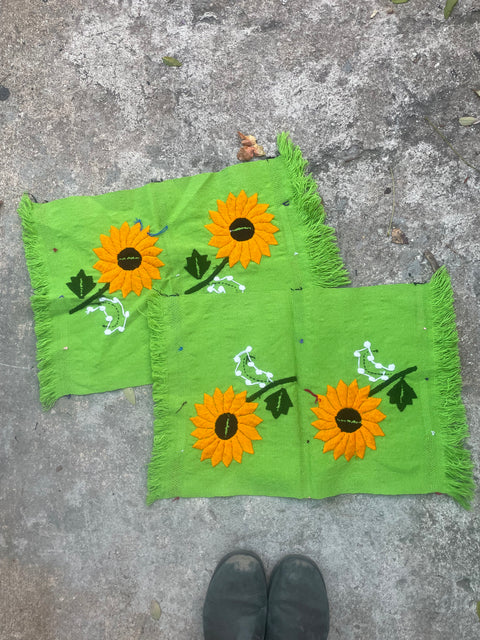 Midsommar-esque Placemats in Green