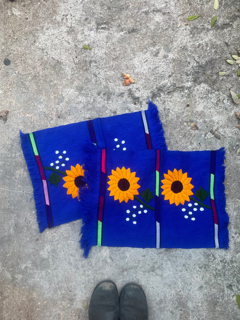 Midsommar-esque Placemats in Blue