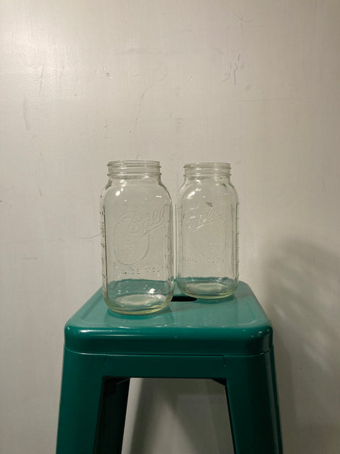 2 Biiig Glass Jars