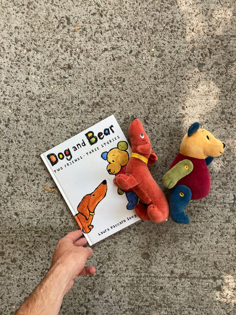 Dog and Bear Illustrated Book (With Plushies!)