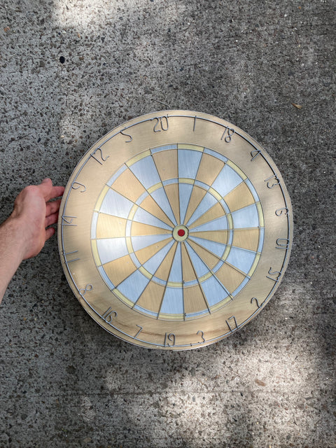 Vintage Wooden Dartboard