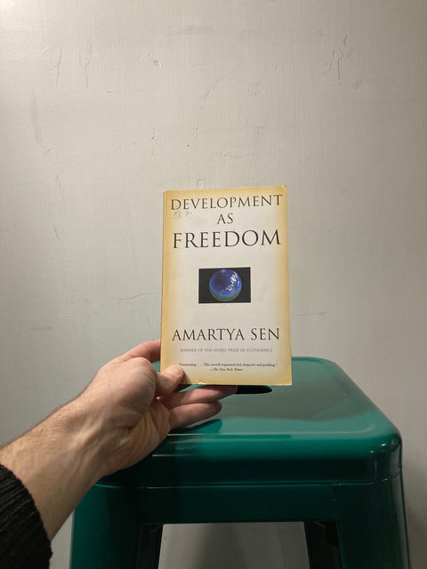 Development as Freedom by Amartya Sen