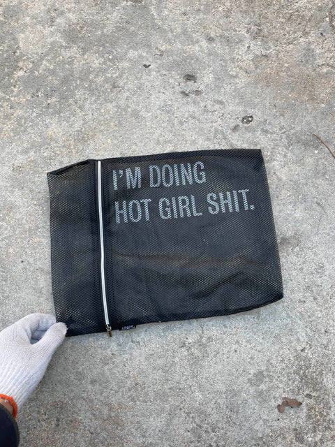 I'm Doing Hot Girl Shit Mesh Travel Bag