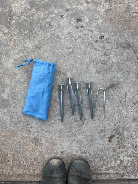 Tent Stakes and Storage Bag