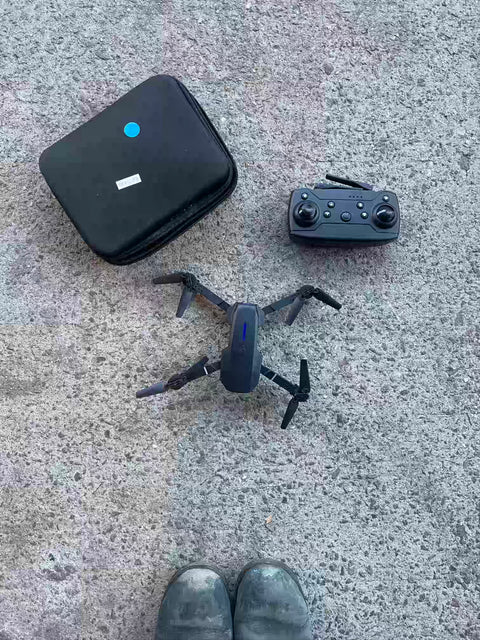 Black Drone with Remote