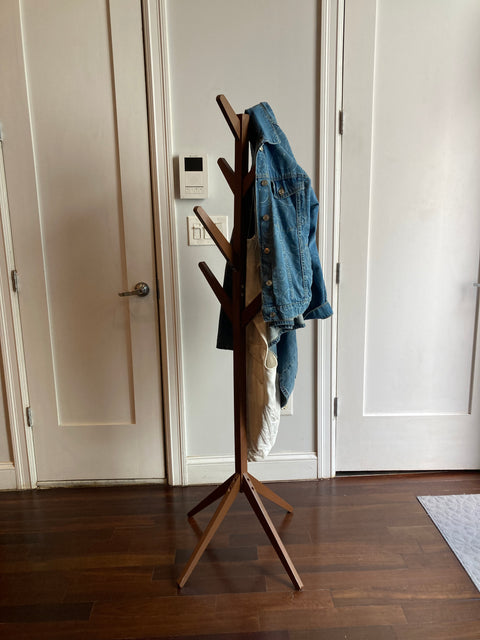 Solid Wood Coat Rack