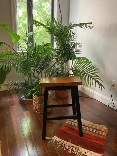 Saddle Wood Stool