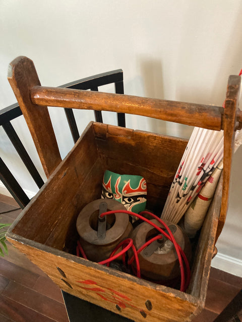 Antique Japanese Rice Bucket