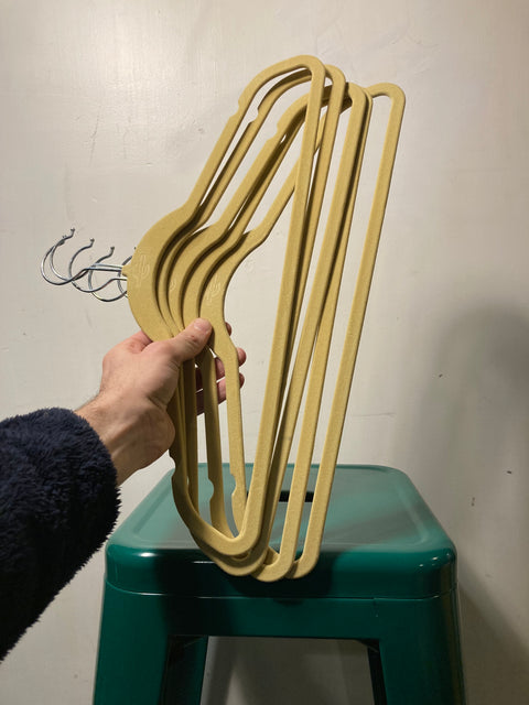 5 Large Velvet Hangers