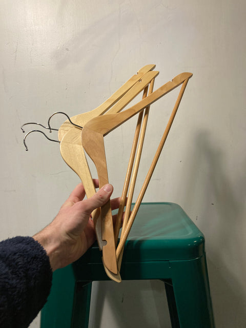 Set of Wood Hangers