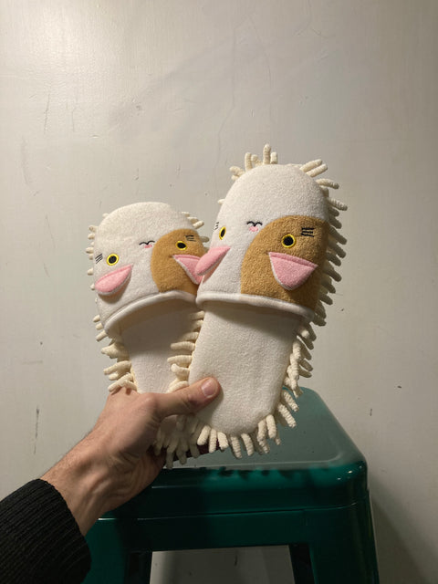 Cat Microfiber Slippers