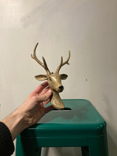 Cute Wood Deer Head