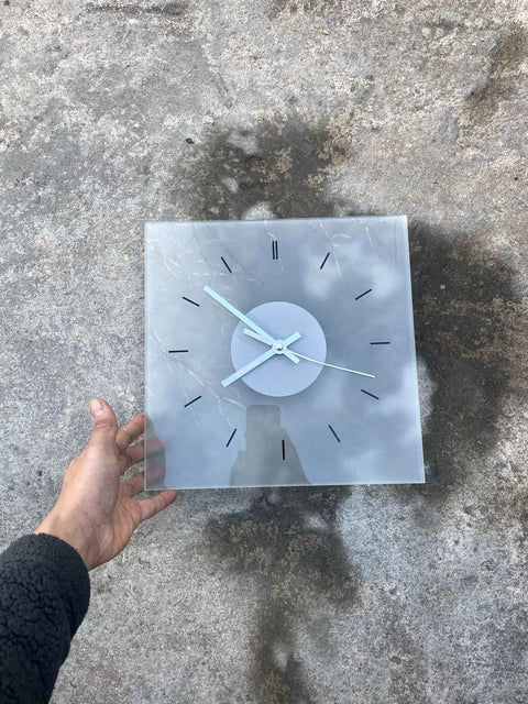 Ikea Modern Glass Wall Clock