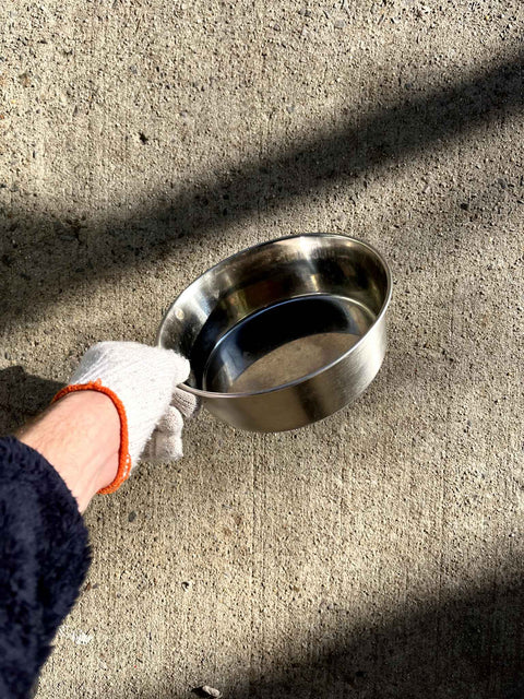 Large Stainless Steel Pet Bowl