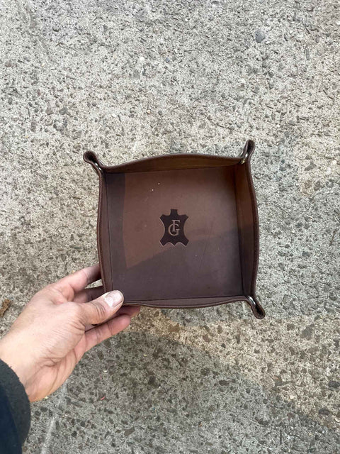 Leather Catchall Tray