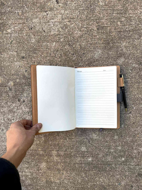 Memo Notebook with a Pen Holder