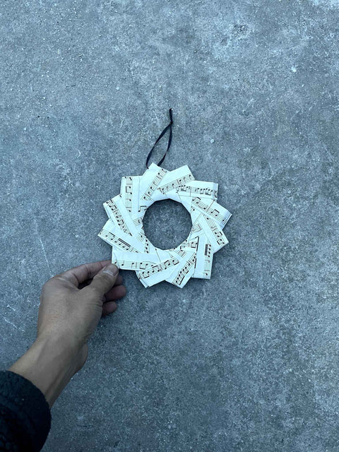 Musical Notes Wreath