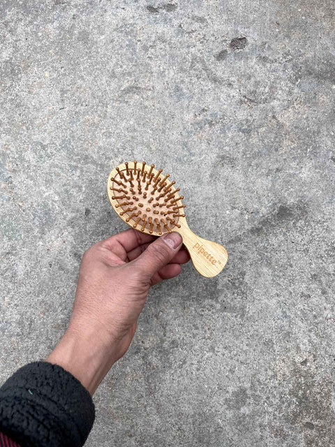 Pipette Wooden Hair Brush